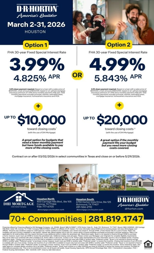 D.R. Horton Incentives 