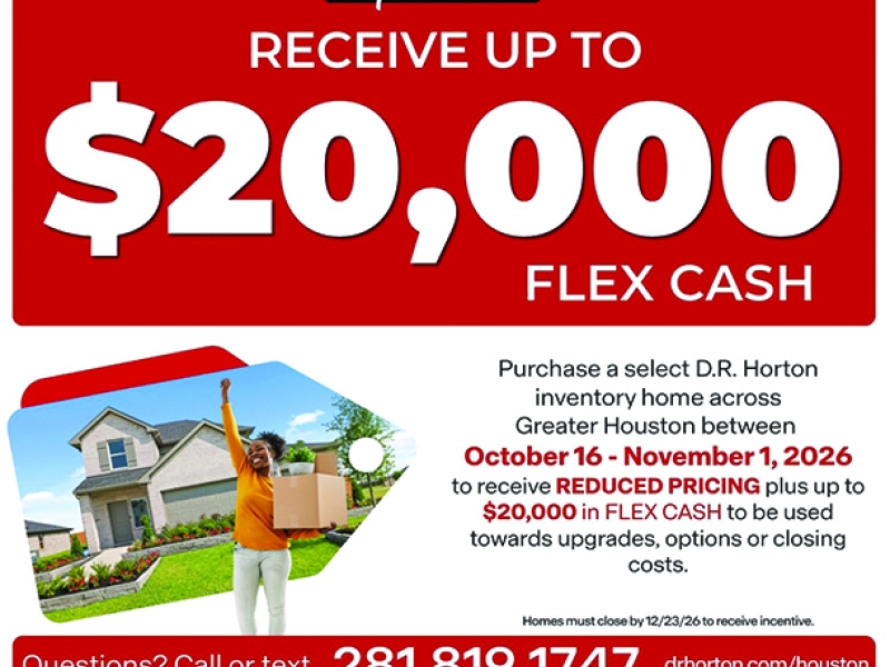 D.R. Horton redtag New home sales event happening now | The Canopies