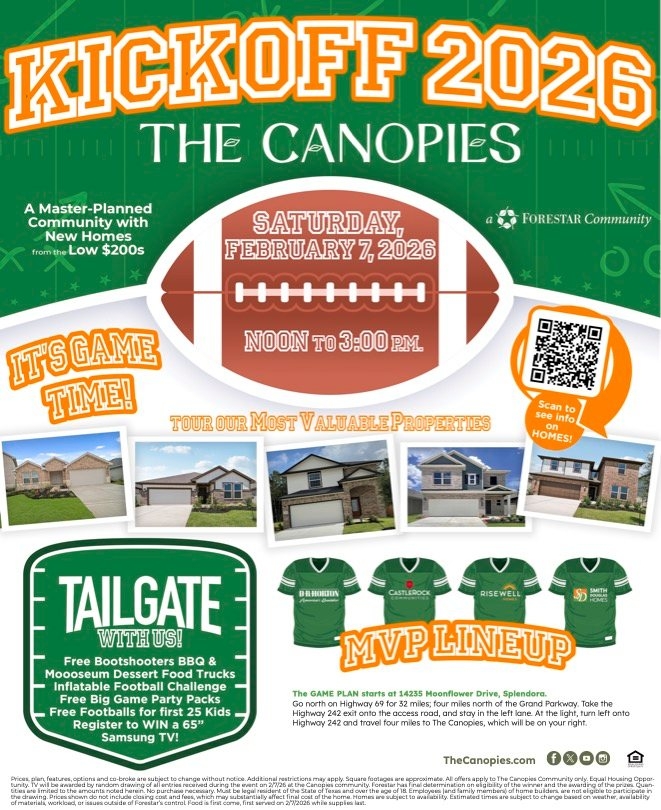 new homes for sale in Splendora, TX